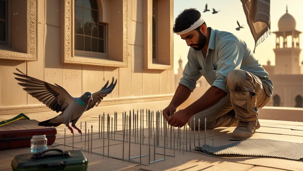تركيب شبك الحمام