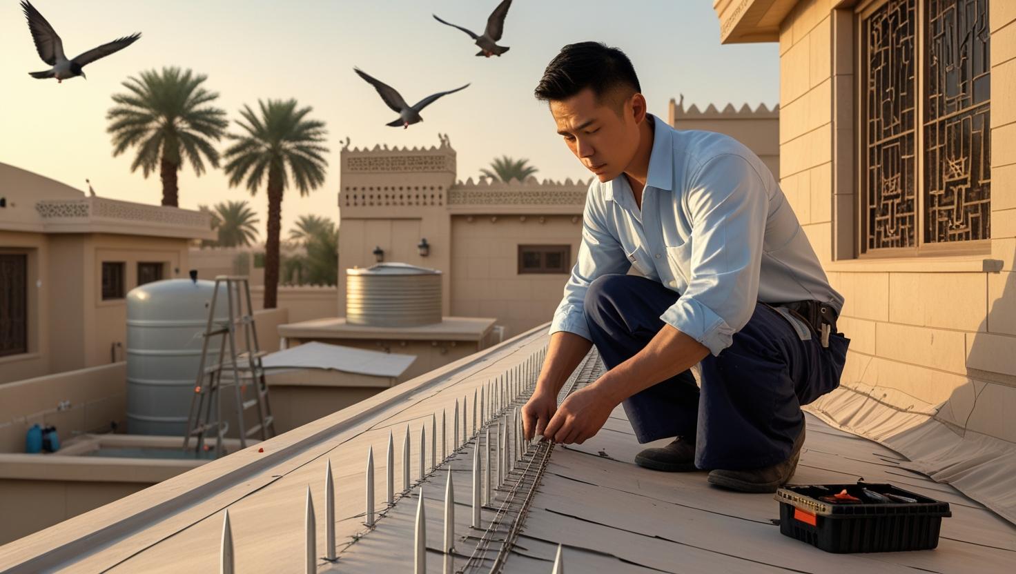 شركة تركيب طارد الحمام بالرياض تركيب شبوك